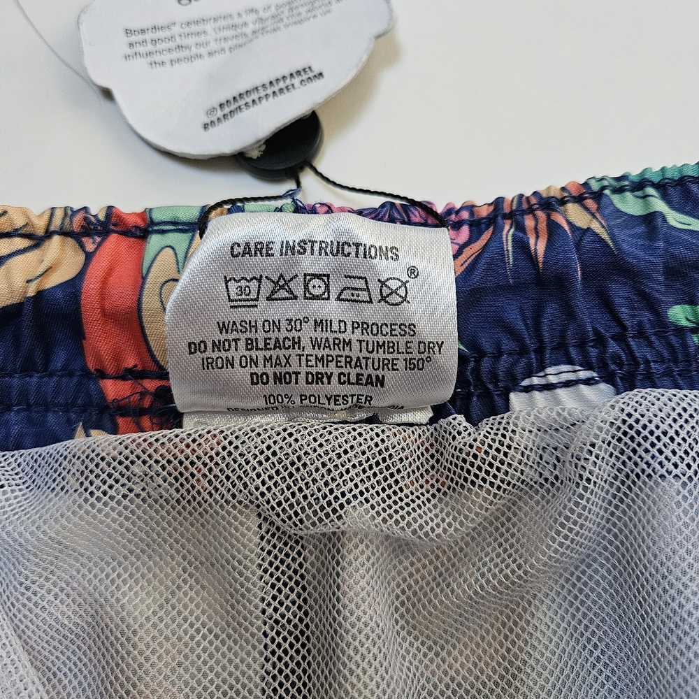 Boardies Swim Shorts Tropical Floral Parrot Mens Large - Picture 5 of 9